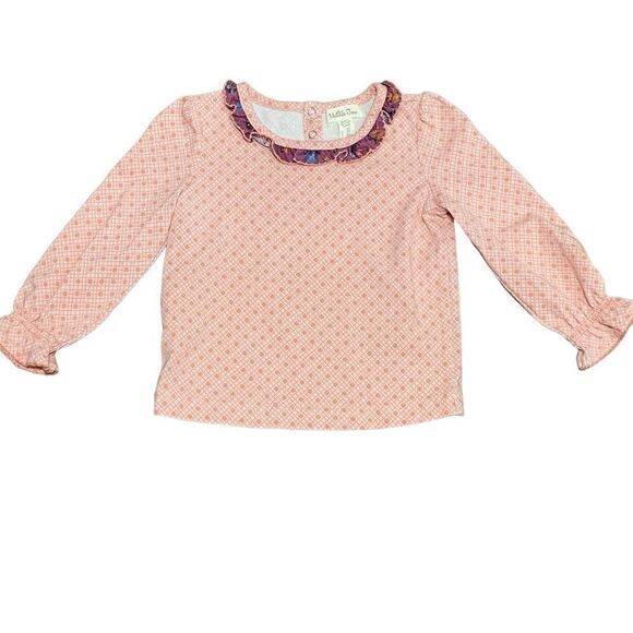Matilda Jane Long Sleeve Top Shirt Peach Size 12-18 Months - Picture 1 of 10